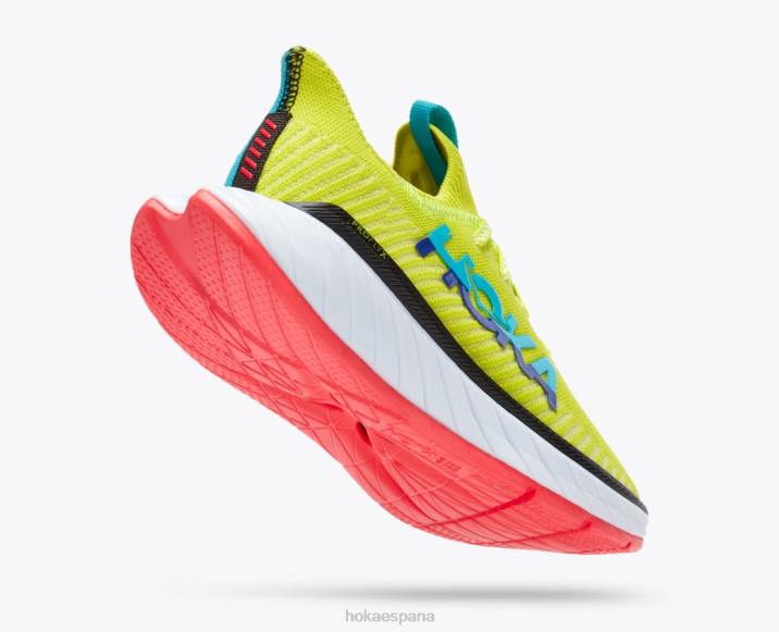 Hoka mujer carbono x 3 PBDP47 onagra/azul buceo