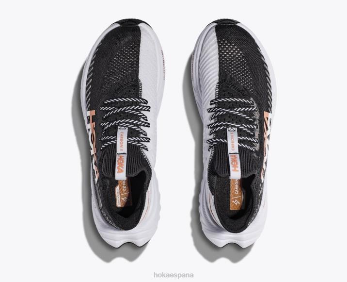 Hoka mujer carbono x 3 PBDP48 blanco negro