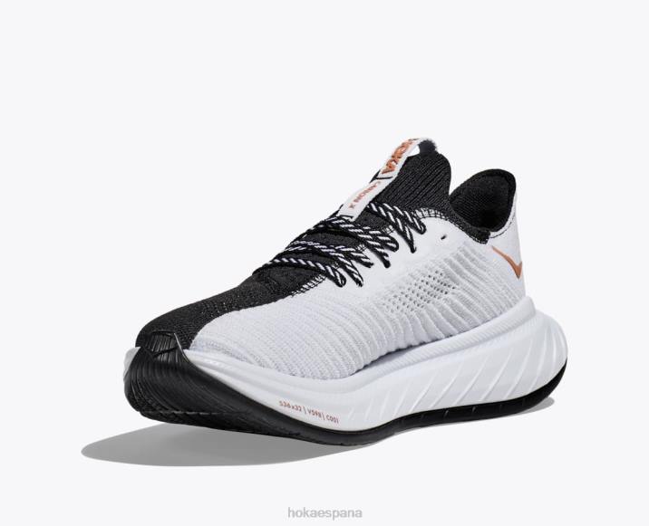 Hoka mujer carbono x 3 PBDP48 blanco negro
