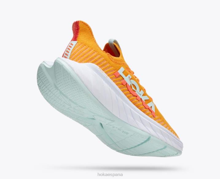 Hoka mujer carbono x 3 PBDP49 amarillo radiante/camelia