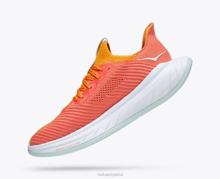 Hoka mujer carbono x 3 PBDP49 amarillo radiante/camelia