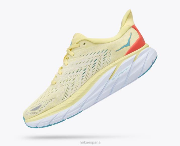 Hoka mujer clifton 8 PBDP214 pera amarilla/maíz dulce
