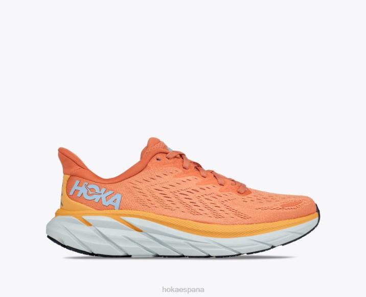 Hoka mujer clifton 8 PBDP215 coral al sol/concha