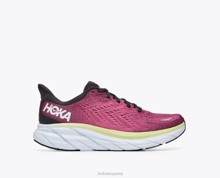 Hoka mujer clifton 8 PBDP217 grafito azul/rosa ibis