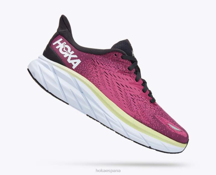 Hoka mujer clifton 8 PBDP217 grafito azul/rosa ibis