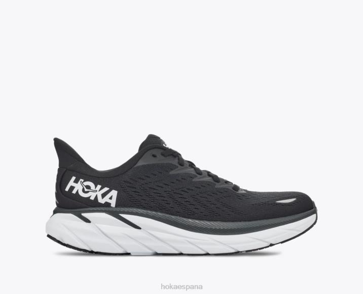 Hoka mujer clifton 8 PBDP91 blanco negro