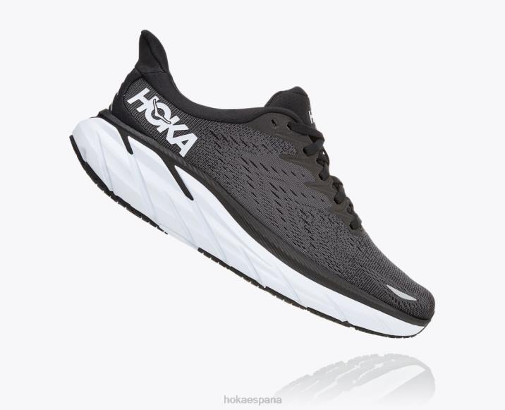 Hoka mujer clifton 8 PBDP91 blanco negro