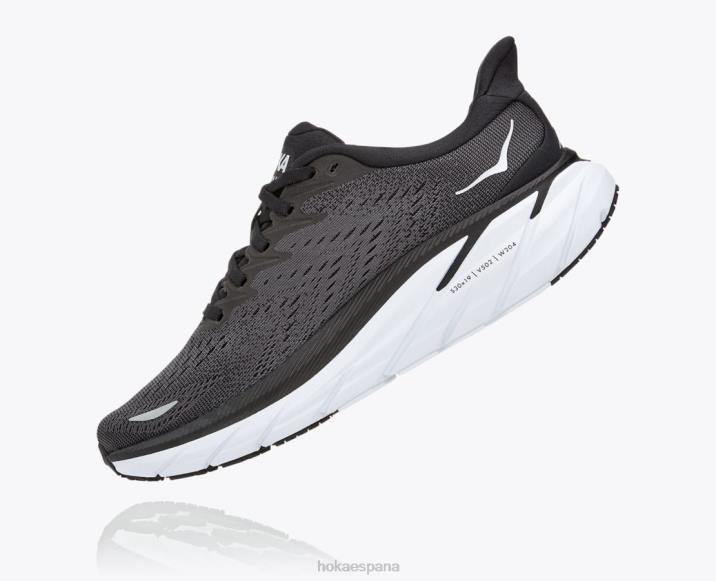 Hoka mujer clifton 8 PBDP91 blanco negro