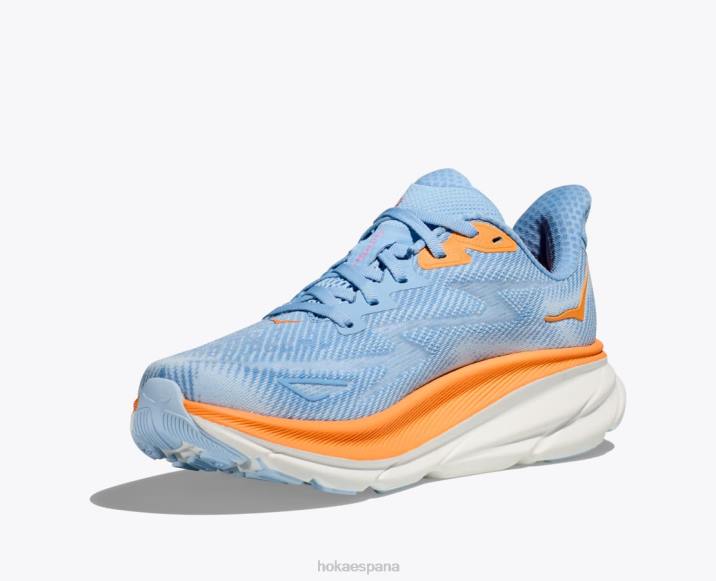 Hoka mujer clifton 9 PBDP224 azul aireado/agua helada