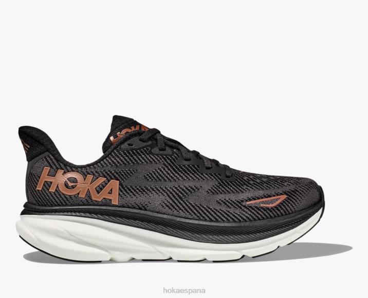 Hoka mujer clifton 9 PBDP226 negro/cobre