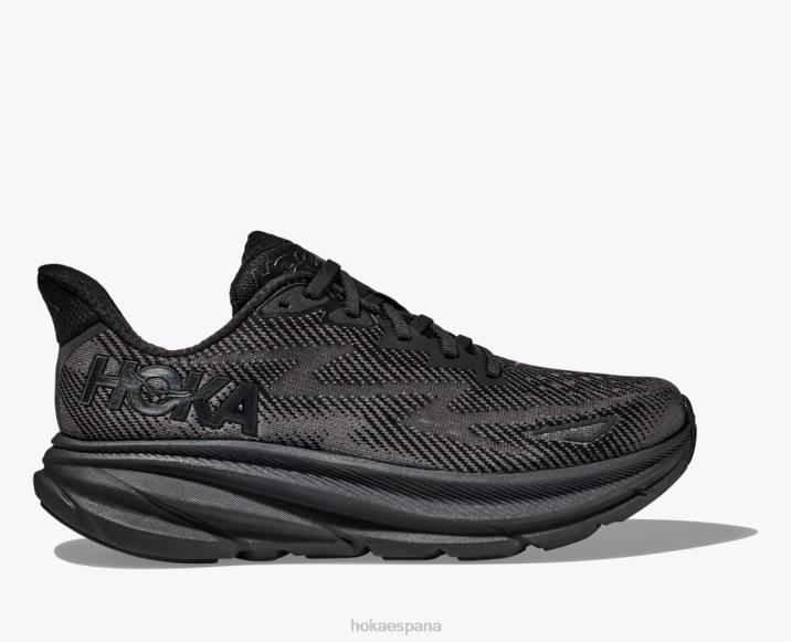 Hoka mujer clifton 9 PBDP3 negro