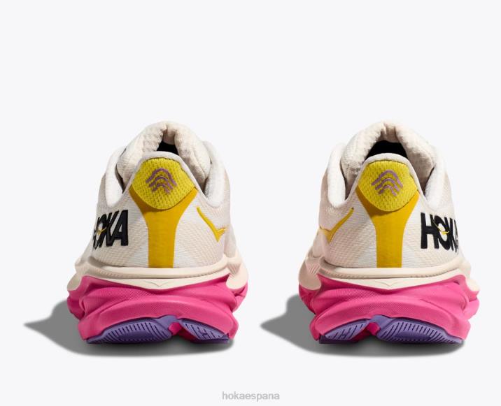 Hoka mujer clifton 9 PBDP7 ponche de huevo/blanco de blanco