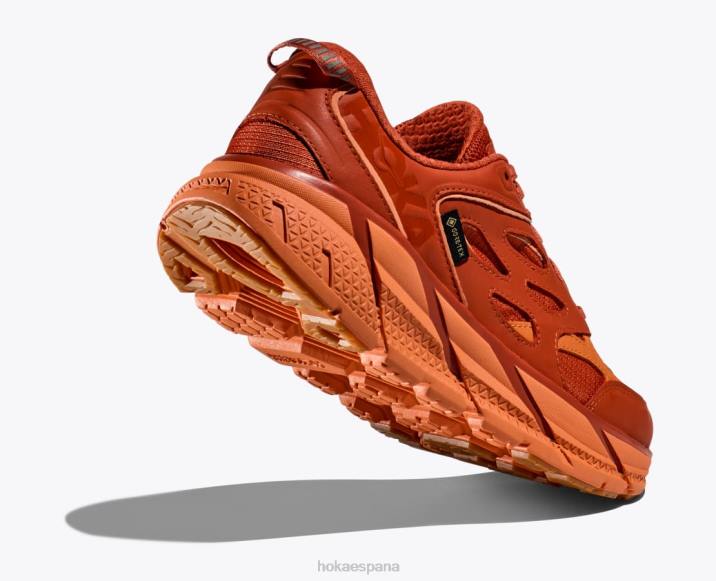 Hoka mujer clifton gtx PBDP90 ocre quemado/bronceado cobre