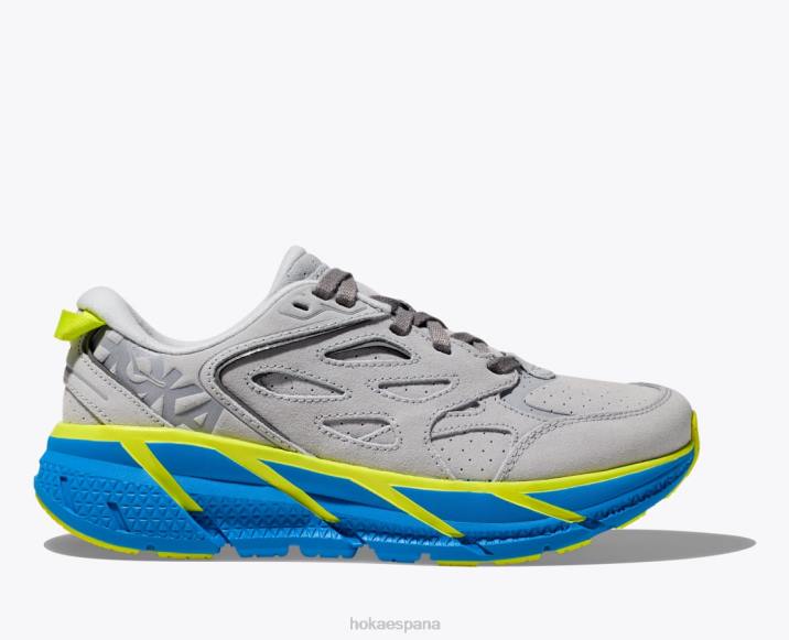 Hoka mujer clifton l gamuza PBDP67 roca lunar/azul diva