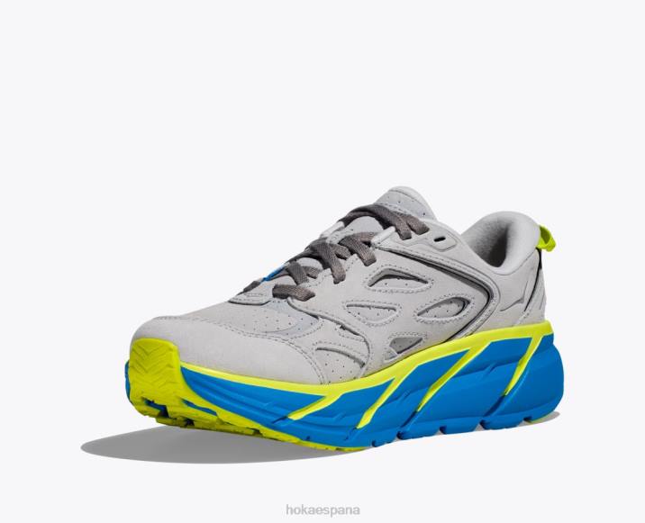 Hoka mujer clifton l gamuza PBDP67 roca lunar/azul diva