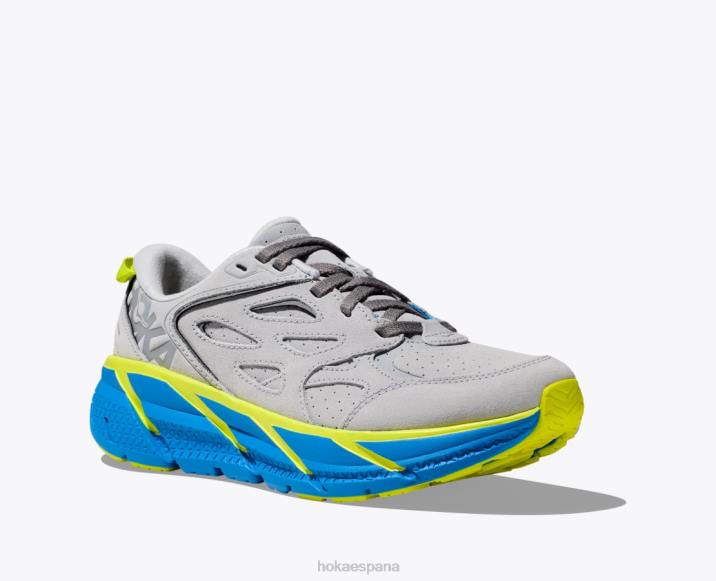 Hoka mujer clifton l gamuza PBDP67 roca lunar/azul diva