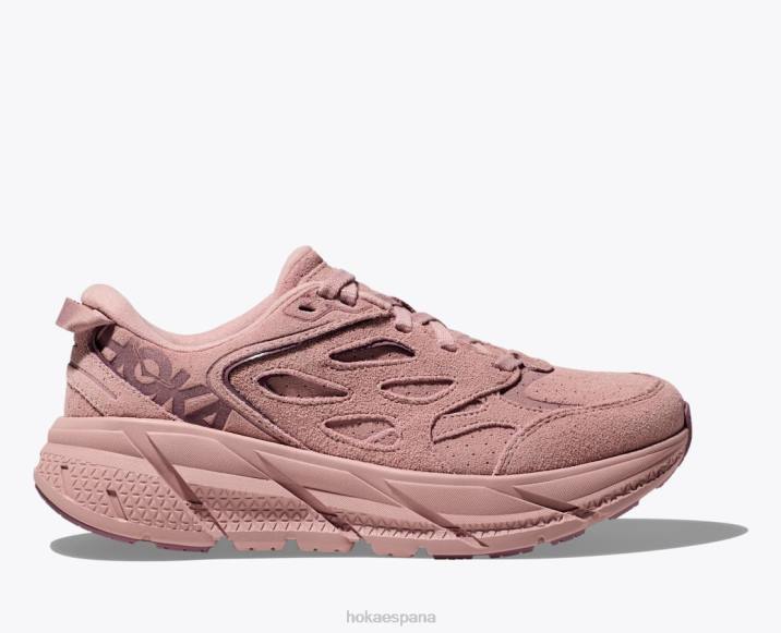 Hoka mujer clifton l gamuza PBDP68 malva pálido