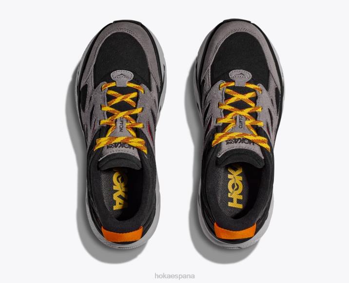 Hoka mujer clifton l gamuza PBDP69 negro/roca lunar