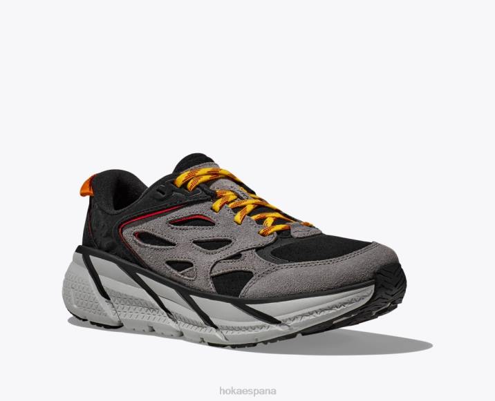 Hoka mujer clifton l gamuza PBDP69 negro/roca lunar