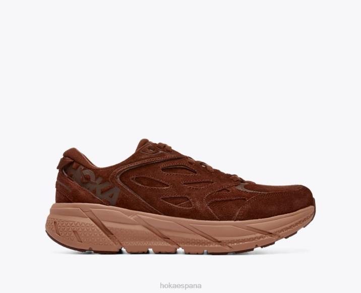 Hoka mujer clifton l gamuza PBDP73 capuchino/corcho