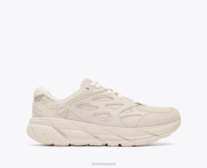 Hoka mujer clifton l gamuza PBDP74 Ponche de huevo