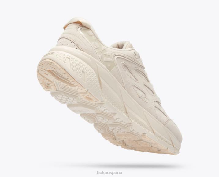 Hoka mujer clifton l gamuza PBDP74 Ponche de huevo