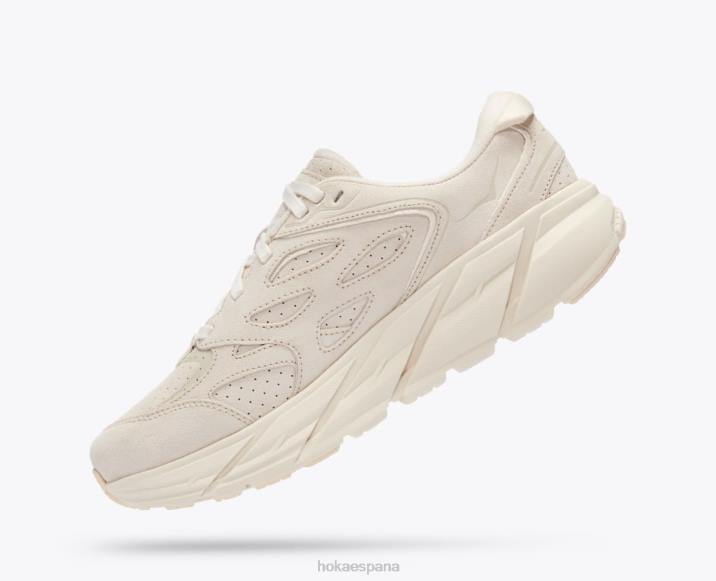 Hoka mujer clifton l gamuza PBDP74 Ponche de huevo