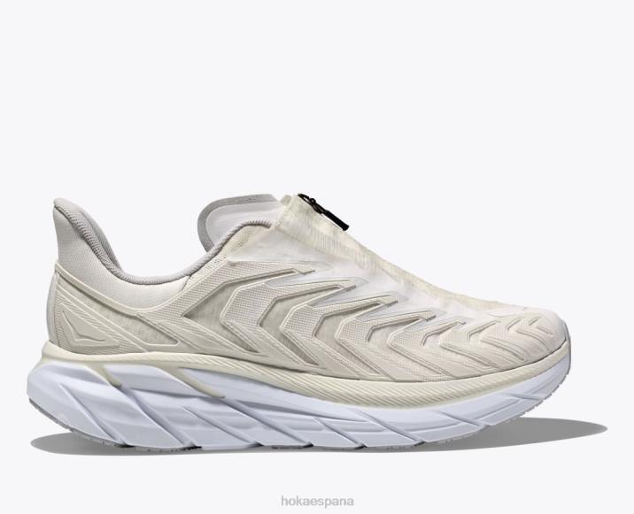 Hoka mujer proyecto clifton PBDP63 blanco de blanco/roca lunar