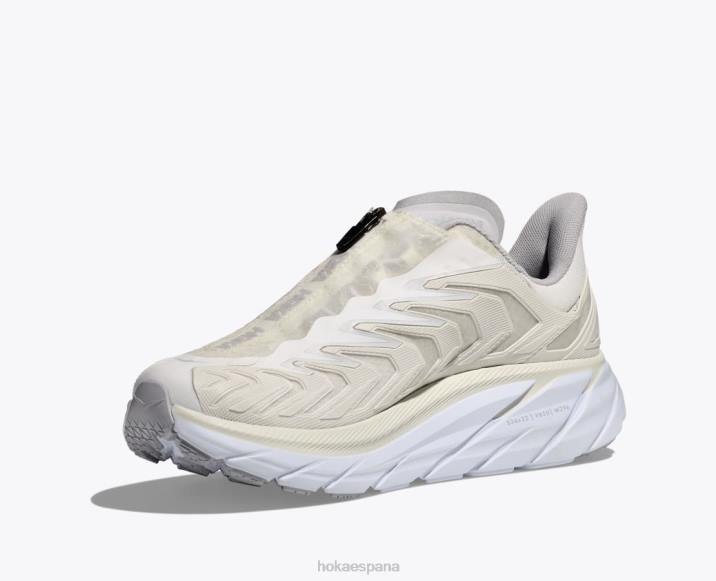 Hoka mujer proyecto clifton PBDP63 blanco de blanco/roca lunar