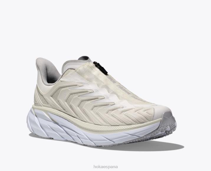 Hoka mujer proyecto clifton PBDP63 blanco de blanco/roca lunar