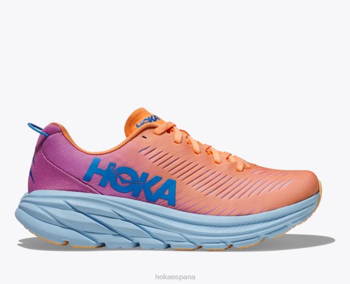 Hoka mujer rincón 3 PBDP228 simulacro de naranja/ciclamen