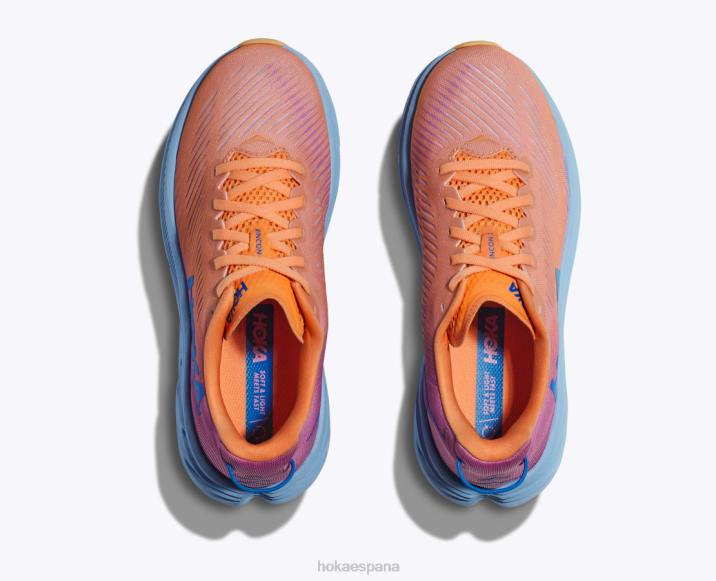 Hoka mujer rincón 3 PBDP228 simulacro de naranja/ciclamen
