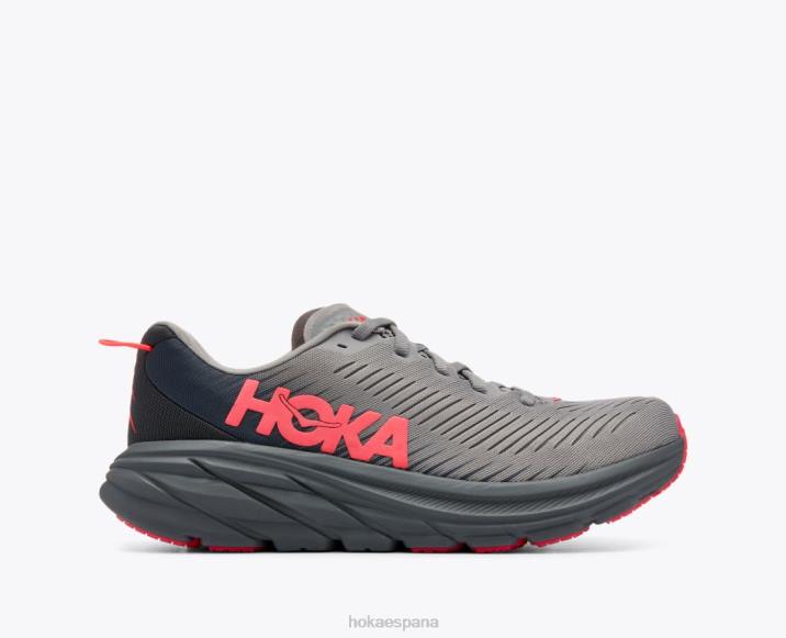 Hoka mujer rincón 3 PBDP35 piel de tiburón/rosa diva