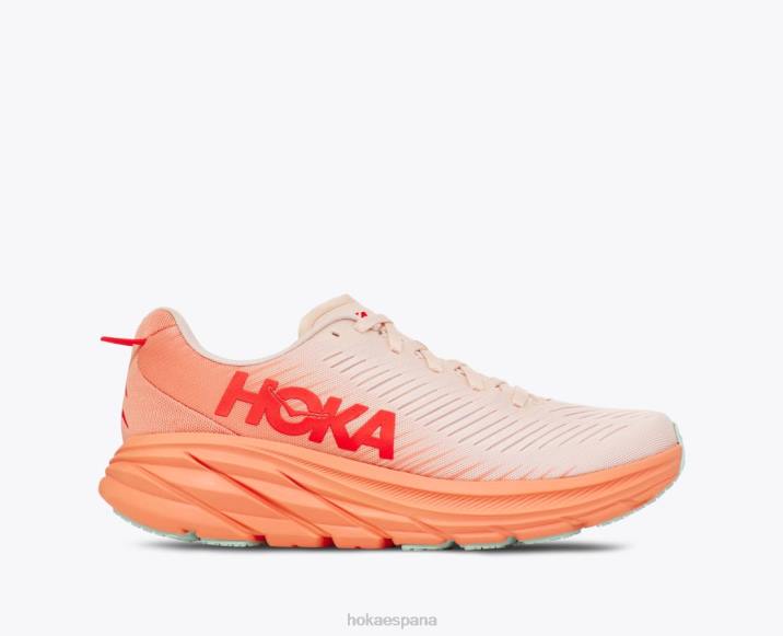 Hoka mujer rincón 3 PBDP36 peonía plateada/melón