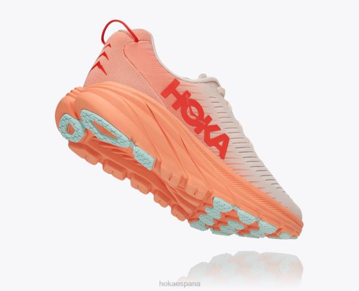 Hoka mujer rincón 3 PBDP36 peonía plateada/melón