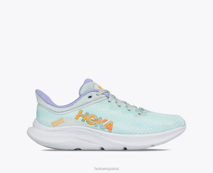 Hoka mujer solimar PBDP53 flujo de hielo/amarillo ámbar