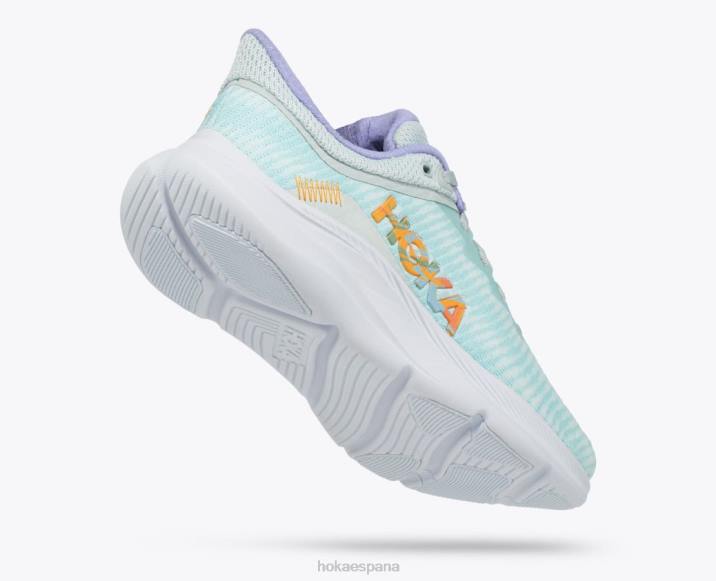 Hoka mujer solimar PBDP53 flujo de hielo/amarillo ámbar