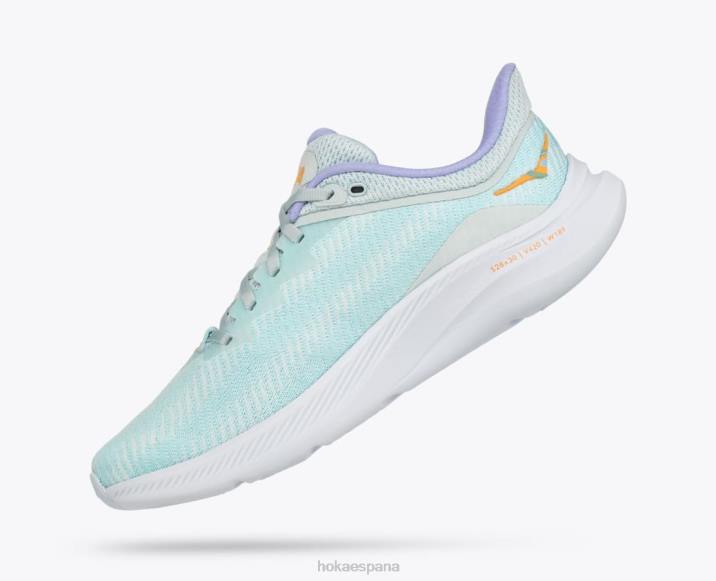 Hoka mujer solimar PBDP53 flujo de hielo/amarillo ámbar