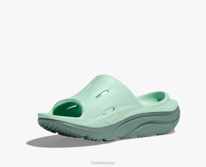 Hoka mujer diapositiva de recuperación de ora 3 PBDP285 verde niebla/enrejado