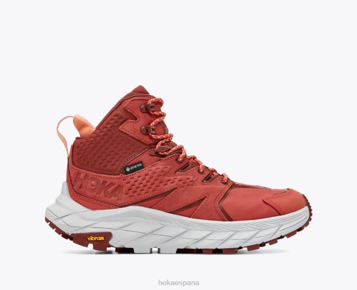 Hoka mujer Anacapa Mid GTX PBDP174 salsa picante/cereza caoba