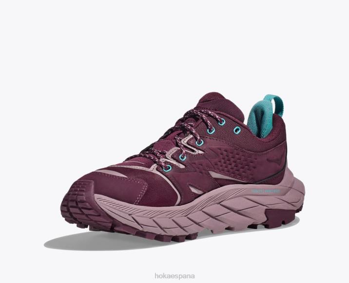 Hoka mujer anacapa baja gtx PBDP183 vino de uva/baya de saúco