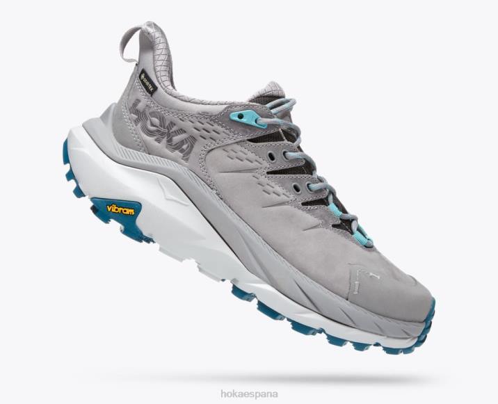 Hoka mujer kaha 2 baja gtx PBDP189 piel de tiburón/coral azul
