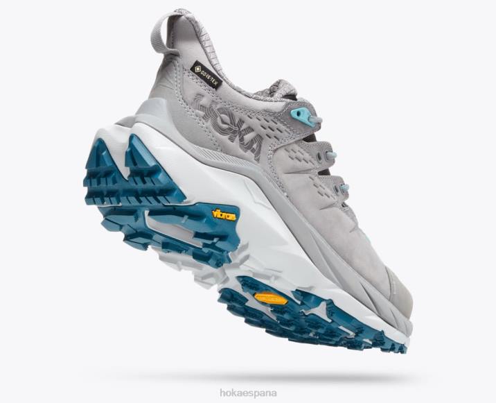 Hoka mujer kaha 2 baja gtx PBDP189 piel de tiburón/coral azul