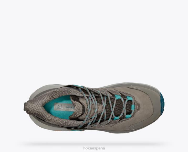 Hoka mujer kaha 2 baja gtx PBDP189 piel de tiburón/coral azul