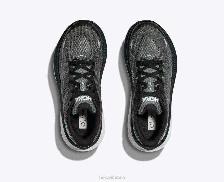 Hoka niños clifton 9 PBDP673 blanco negro