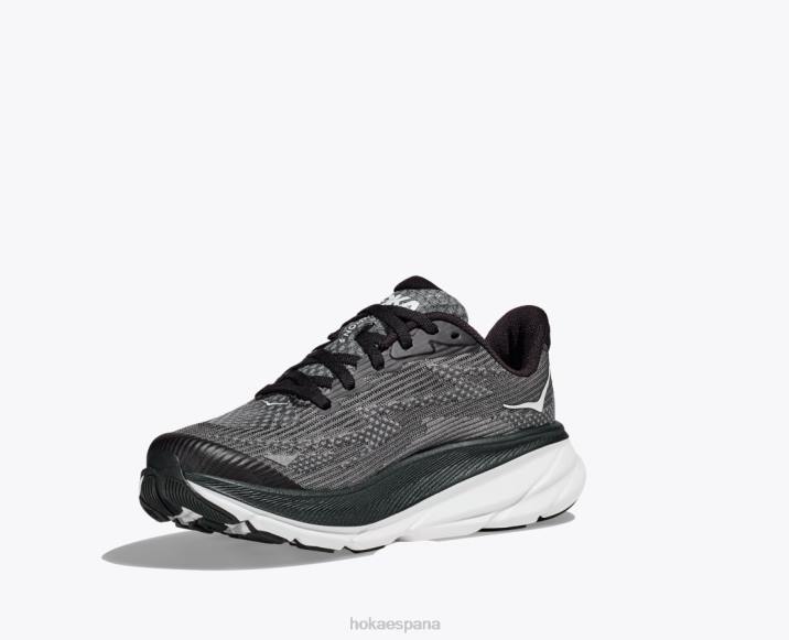 Hoka niños clifton 9 PBDP673 blanco negro
