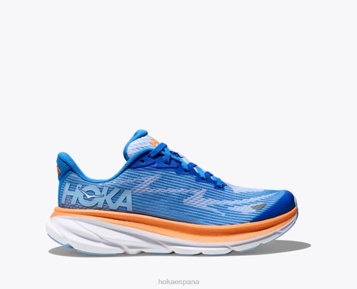 Hoka niños clifton 9 PBDP674 cielo costero/todos a bordo