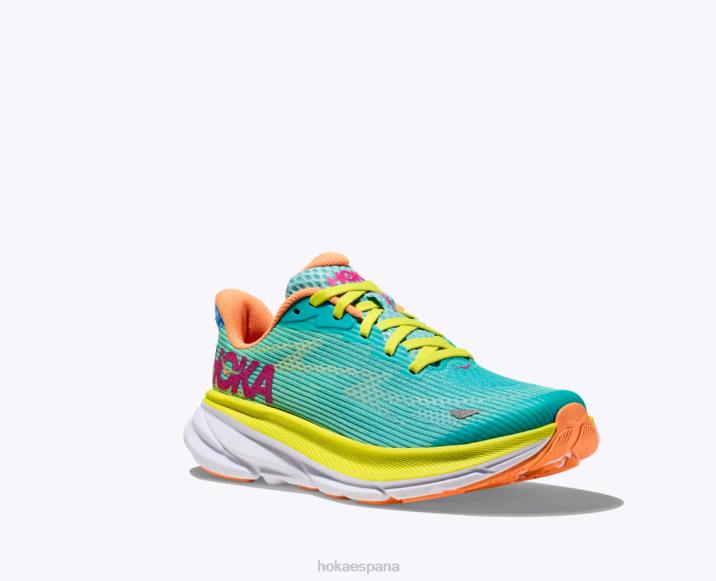 Hoka niños clifton 9 PBDP675 cerámica/onagra