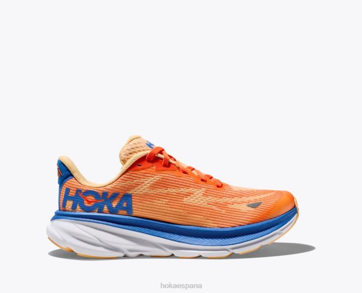 Hoka niños clifton 9 PBDP676 cielo costero/todos a bordo